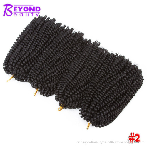 cheap Spring Twist Hair Synthetic Wholesale Long 8 12 16 inch Spring Twist Bounce Crochet Braids Synthetic Braiding Hair